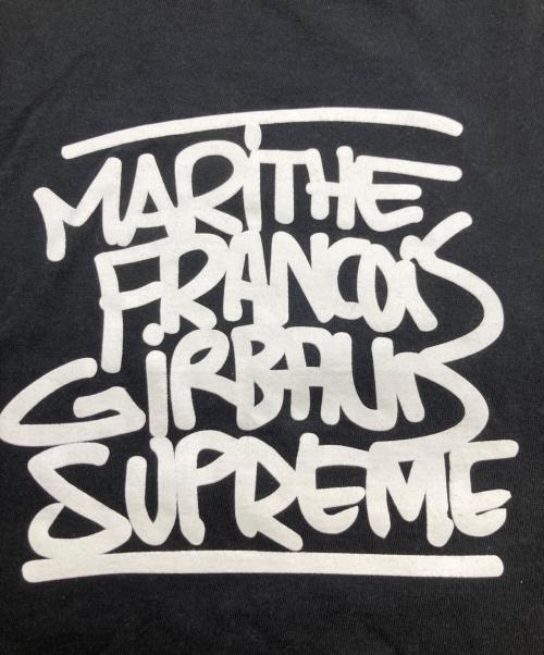 SUPREME（シュプリーム）Supreme (シュプリーム) MARITHE+FRANCOIS GIRBAUD (マリテフランソワジルボー) Marithé + François Girbaud Tee ブラック サイズ:Lの古着・服飾アイテム