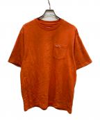SUPREMEシュプリーム）の古着「S/S Pocket Tee」｜オレンジ