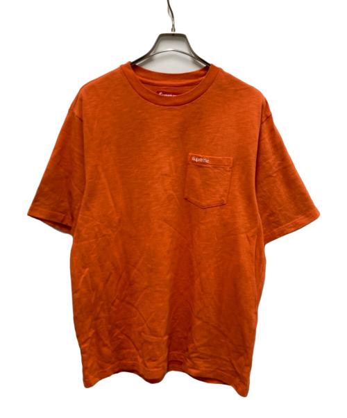 SUPREME（シュプリーム）Supreme (シュプリーム) S/S Pocket Tee オレンジ サイズ:Mの古着・服飾アイテム
