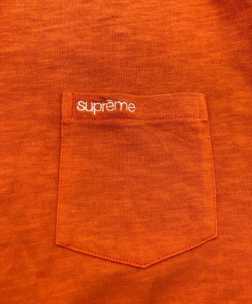 SUPREME（シュプリーム）Supreme (シュプリーム) S/S Pocket Tee オレンジ サイズ:Mの古着・服飾アイテム