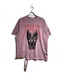 KIDILL（キディル）の古着「DESTROY T-SHIRT/デストロイ ティーシャツ」｜ピンク