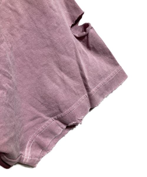 KIDILL（キディル）KIDILL (キディル) DESTROY T-SHIRT/デストロイ ティーシャツ ピンク サイズ:Freeの古着・服飾アイテム