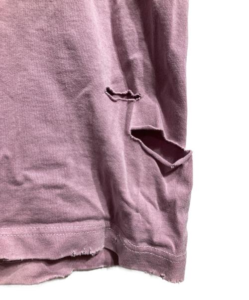 KIDILL（キディル）KIDILL (キディル) DESTROY T-SHIRT/デストロイ ティーシャツ ピンク サイズ:Freeの古着・服飾アイテム