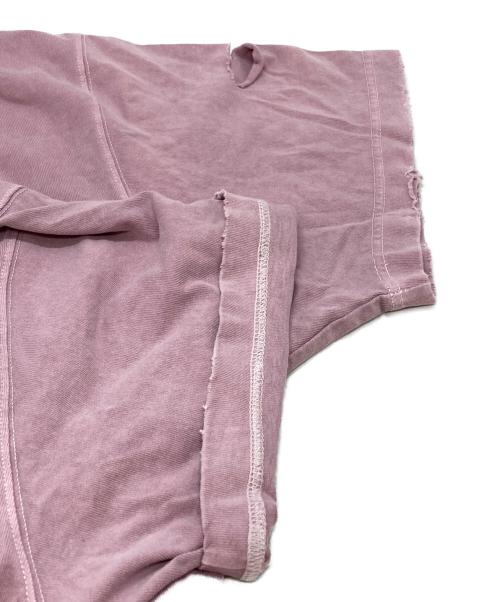 KIDILL（キディル）KIDILL (キディル) DESTROY T-SHIRT/デストロイ ティーシャツ ピンク サイズ:Freeの古着・服飾アイテム