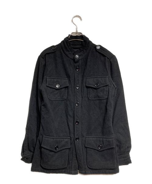 RAF SIMONS（ラフシモンズ）RAF SIMONS (ラフシモンズ) 04AW ウールガーゼミリタリージャケット ブラック サイズ:46の古着・服飾アイテム