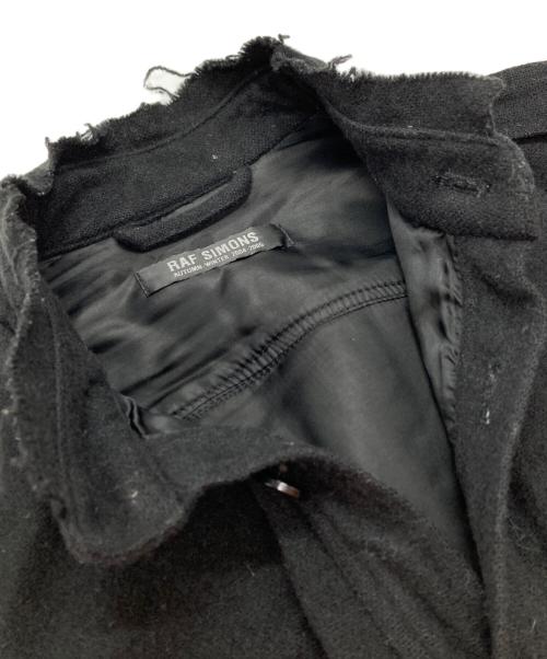 RAF SIMONS（ラフシモンズ）RAF SIMONS (ラフシモンズ) 04AW ウールガーゼミリタリージャケット ブラック サイズ:46の古着・服飾アイテム