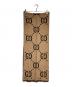 GUCCI (グッチ) GGジャガードウールシルクストール/Jacquard wool silk scarf ベージュ：35000円