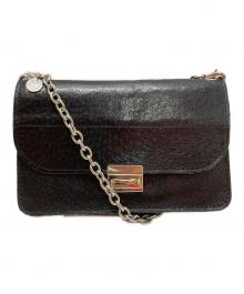 COMME des GARCONS（コムデギャルソン）の古着「チェーンショルダーウォレット/chain shoulder wallet」｜レッド