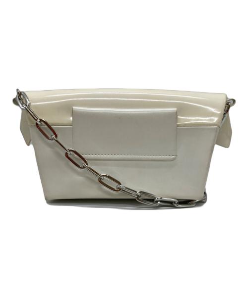 Maison Margiela（メゾンマルジェラ）Maison Margiela (メゾンマルジェラ) Small Snatched Bag/スモールスナッチドバッグ ホワイトの古着・服飾アイテム