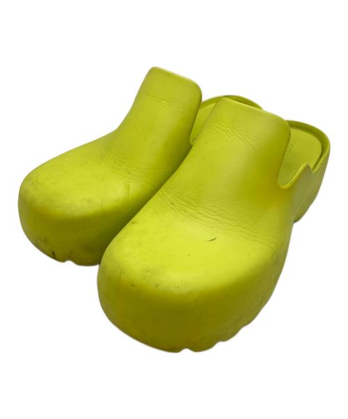 BOTTEGA VENETA（ボッテガベネタ）BOTTEGA VENETA (ボッテガベネタ) ラバークロッグミュール/Rubber Clog Mules イエロー サイズ:41の古着・服飾アイテム