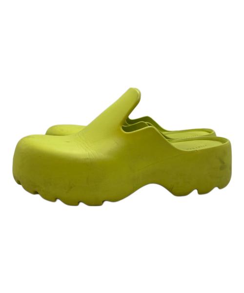BOTTEGA VENETA（ボッテガベネタ）BOTTEGA VENETA (ボッテガベネタ) ラバークロッグミュール/Rubber Clog Mules イエロー サイズ:41の古着・服飾アイテム