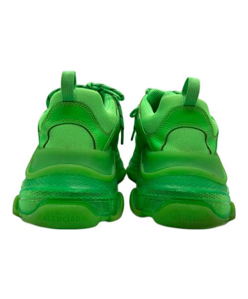 BALENCIAGA（バレンシアガ）BALENCIAGA (バレンシアガ) TRIPLE Sスニーカー グリーン サイズ:42(27.5㎝)の古着・服飾アイテム