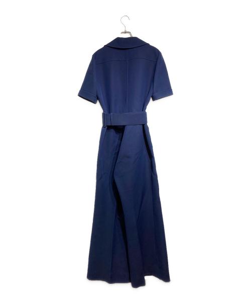 GUCCI（グッチ）GUCCI (グッチ) GGベルトジャンプスーツ / GG Belted Jumpsuit  ネイビー サイズ:46の古着・服飾アイテム