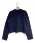 anuans (アニュアンス) Cashmere Blend No-Collar Knit Jacket /カシミヤブレンドノーカラーニットジャケット ネイビー サイズ:Ｆ：11000円