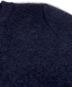 中古・古着 anuans (アニュアンス) Cashmere Blend No-Collar Knit Jacket /カシミヤブレンドノーカラーニットジャケット ネイビー サイズ:Ｆ：11000円