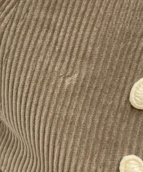 CELINE（セリーヌ）CELINE (セリーヌ) トリオンフコーデュロイベースボールキャップ ベージュ サイズ:Lの古着・服飾アイテム