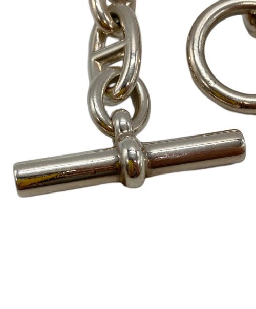 HERMES（エルメス）HERMES (エルメス) シェーヌダンクルGM/Chaîne d'Ancre Bracelet, Grand Modèle  シルバ サイズ:全長約20.5㎝の古着・服飾アイテム