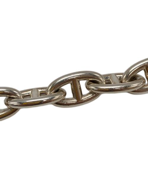 HERMES（エルメス）HERMES (エルメス) シェーヌダンクルGM/Chaîne d'Ancre Bracelet, Grand Modèle  シルバ サイズ:全長約20.5㎝の古着・服飾アイテム