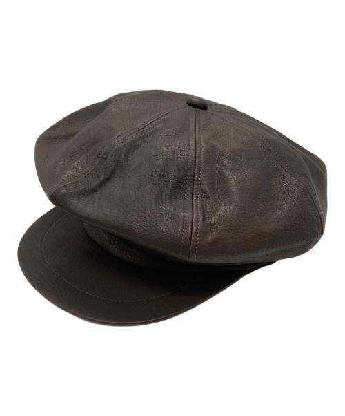 CCU（シーシーユー）CCU (シーシーユー) NEWSBOY HAT/ニュースボーイハット ブラウンの古着・服飾アイテム
