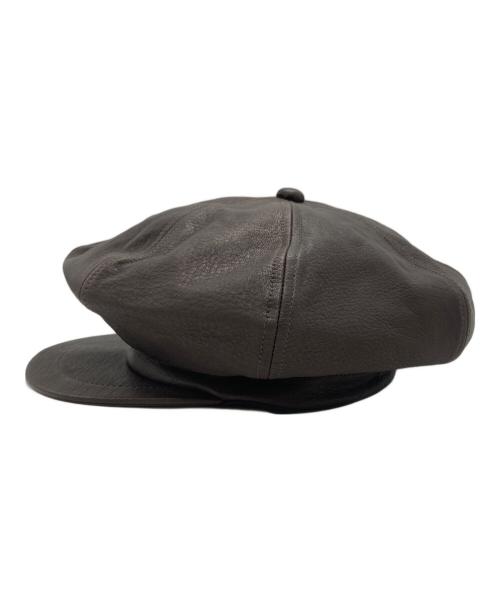 CCU（シーシーユー）CCU (シーシーユー) NEWSBOY HAT/ニュースボーイハット ブラウンの古着・服飾アイテム