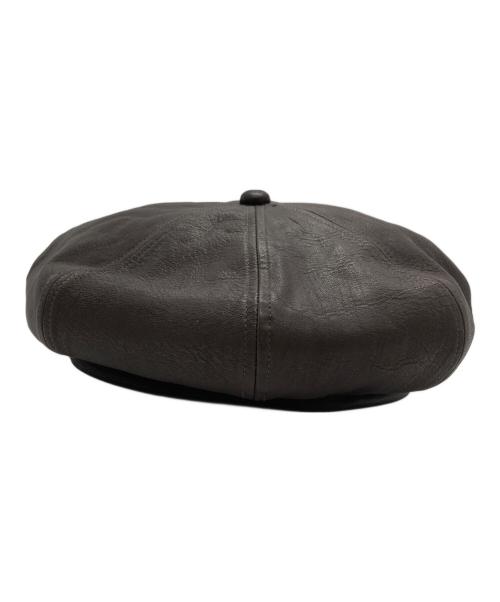 CCU（シーシーユー）CCU (シーシーユー) NEWSBOY HAT/ニュースボーイハット ブラウンの古着・服飾アイテム