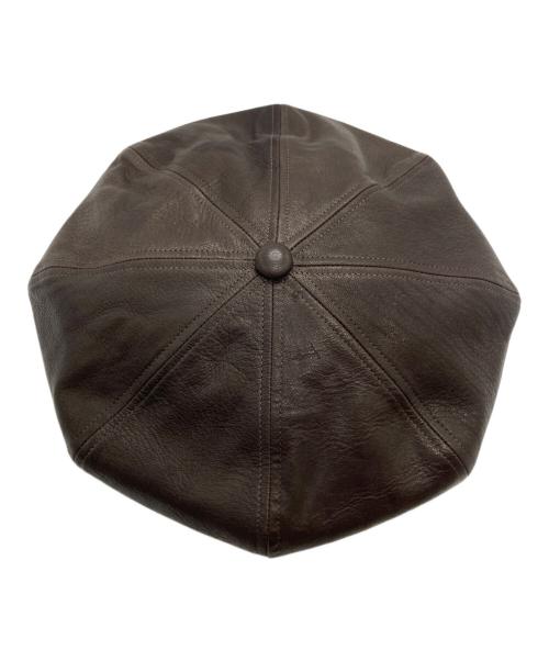 CCU（シーシーユー）CCU (シーシーユー) NEWSBOY HAT/ニュースボーイハット ブラウンの古着・服飾アイテム