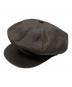 CCU（シーシーユー）の古着「NEWSBOY HAT/ニュースボーイハット」｜ブラウン