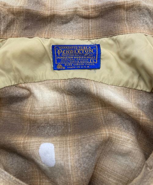PENDLETON（ペンドルトン）PENDLETON (ペンドルトン) オンブレチェックボードシャツ/Ombre Check Board Shirt ブラウン サイズ:Lの古着・服飾アイテム