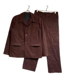 agnes b homme（アニエスベーオム）の古着「ピーチスキンセットアップ」｜レッド