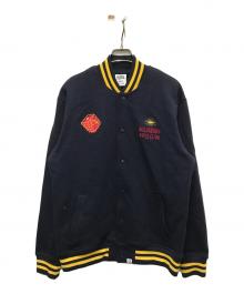 BILLIONAIRE BOYS CLUB（ビリオネアボーイズクラブ）の古着「COTTON VARSITY JACKET」｜ブラック