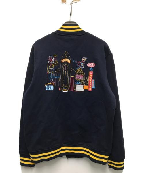 BILLIONAIRE BOYS CLUB（ビリオネアボーイズクラブ）BILLIONAIRE BOYS CLUB (ビリオネアボーイズクラブ) COTTON VARSITY JACKET ブラック サイズ:Lの古着・服飾アイテム