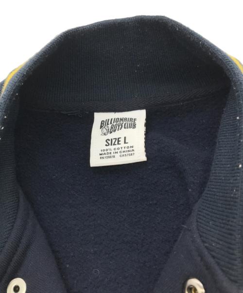BILLIONAIRE BOYS CLUB（ビリオネアボーイズクラブ）BILLIONAIRE BOYS CLUB (ビリオネアボーイズクラブ) COTTON VARSITY JACKET ブラック サイズ:Lの古着・服飾アイテム