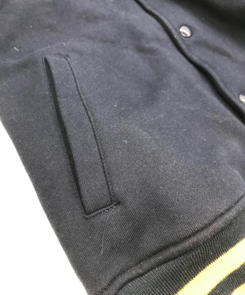 BILLIONAIRE BOYS CLUB（ビリオネアボーイズクラブ）BILLIONAIRE BOYS CLUB (ビリオネアボーイズクラブ) COTTON VARSITY JACKET ブラック サイズ:Lの古着・服飾アイテム