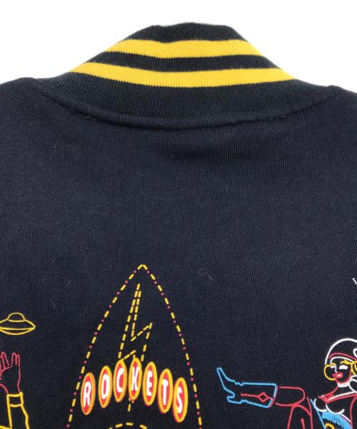 BILLIONAIRE BOYS CLUB（ビリオネアボーイズクラブ）BILLIONAIRE BOYS CLUB (ビリオネアボーイズクラブ) COTTON VARSITY JACKET ブラック サイズ:Lの古着・服飾アイテム