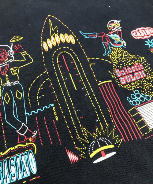 BILLIONAIRE BOYS CLUB（ビリオネアボーイズクラブ）BILLIONAIRE BOYS CLUB (ビリオネアボーイズクラブ) COTTON VARSITY JACKET ブラック サイズ:Lの古着・服飾アイテム