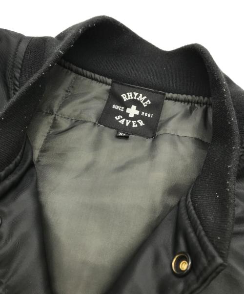 RHYME SAVER（ライム セーバー）RHYME SAVER (ライム セーバー) スタジャン ブラック サイズ:FREEの古着・服飾アイテム