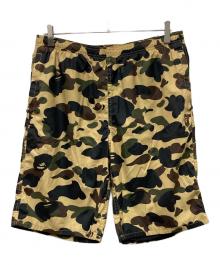 A BATHING APE（ア ベイシング エイプ）の古着「1ST CAMO BEACH SHORTS」｜ベージュ