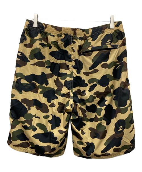 A BATHING APE（ア ベイシング エイプ）A BATHING APE (ア ベイシング エイプ) 1ST CAMO BEACH SHORTS ベージュ サイズ:XLの古着・服飾アイテム