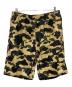 A BATHING APE（ア ベイシング エイプ）の古着「1ST CAMO BEACH SHORTS」｜ベージュ