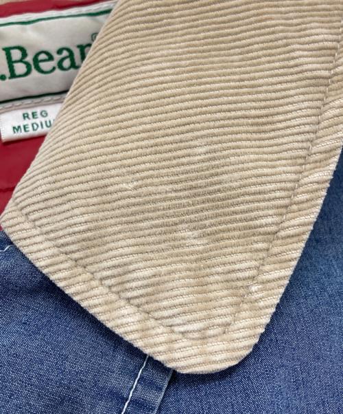 L.L.Bean（エルエルビーン）L.L.Bean (エルエルビーン) Beans FieldCoat/ビーンズ・フィールド・コート ブルー×ベージュ サイズ:Mの古着・服飾アイテム