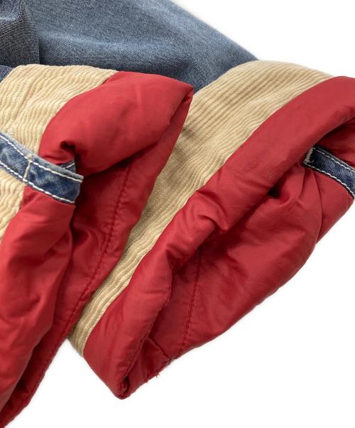 L.L.Bean（エルエルビーン）L.L.Bean (エルエルビーン) Beans FieldCoat/ビーンズ・フィールド・コート ブルー×ベージュ サイズ:Mの古着・服飾アイテム