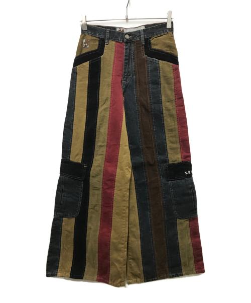 stuka（ストゥーカ）STUKA (ストゥーカ) ストライプ コーデュロイパンツ マルチカラー サイズ:30の古着・服飾アイテム