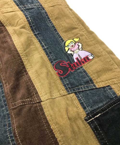 stuka（ストゥーカ）STUKA (ストゥーカ) ストライプ コーデュロイパンツ マルチカラー サイズ:30の古着・服飾アイテム