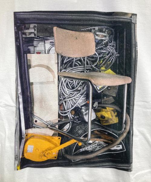 JUNYA WATANABE MAN（ジュンヤワタナベマン）JUNYA WATANABE MAN (ジュンヤワタナベマン) プリントTシャツ/printed t-shirt ホワイト サイズ:Lの古着・服飾アイテム