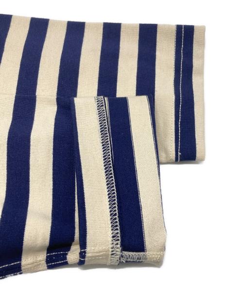 JUNYA WATANABE MAN（ジュンヤワタナベマン）JUNYA WATANABE MAN (ジュンヤワタナベマン) ボーダーカットソー/border cut and sew ベージュ×ネイビー サイズ:Sの古着・服飾アイテム