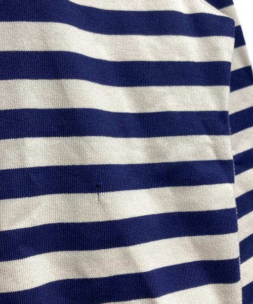 JUNYA WATANABE MAN（ジュンヤワタナベマン）JUNYA WATANABE MAN (ジュンヤワタナベマン) ボーダーカットソー/border cut and sew ベージュ×ネイビー サイズ:Sの古着・服飾アイテム