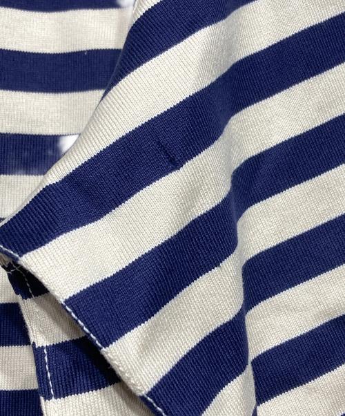 JUNYA WATANABE MAN（ジュンヤワタナベマン）JUNYA WATANABE MAN (ジュンヤワタナベマン) ボーダーカットソー/border cut and sew ベージュ×ネイビー サイズ:Sの古着・服飾アイテム