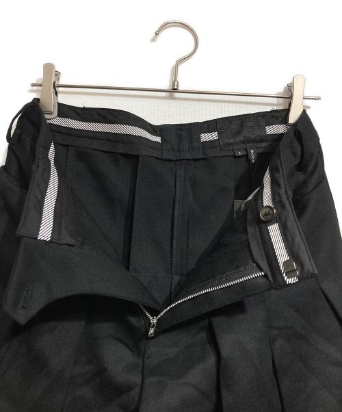 99%is（ナインティナインパーセントイズ）99%is (ナインティナインパーセントイズ) WOOL SKIRT PANTS/ウールスカートパンツ ブラック サイズ:1の古着・服飾アイテム