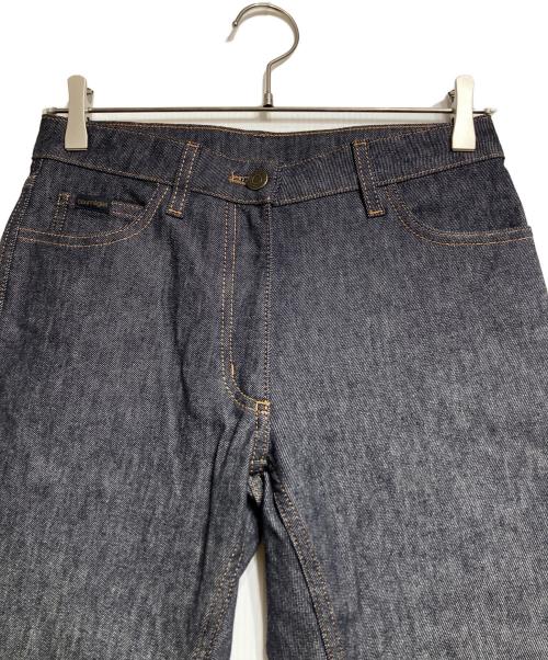 courreges（クレージュ）courreges (クレージュ) BOOTCUT DENIM PANTS/ブーツカットデニムパンツ インディゴ サイズ:25の古着・服飾アイテム