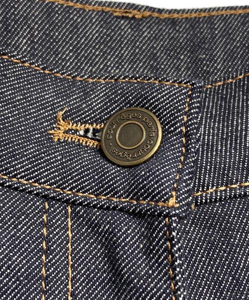 courreges（クレージュ）courreges (クレージュ) BOOTCUT DENIM PANTS/ブーツカットデニムパンツ インディゴ サイズ:25の古着・服飾アイテム